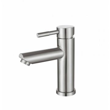 Bathroom 304 Stainless Steel Brushed Basin Mixer Faucet