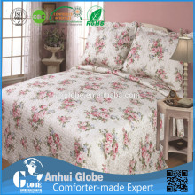 2016 hot sale hotel queen size embroidery design bedspread
