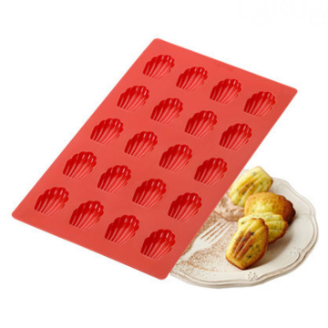 Wholesale 20-cavity Shell Silicone Cake Mold Cake Pan