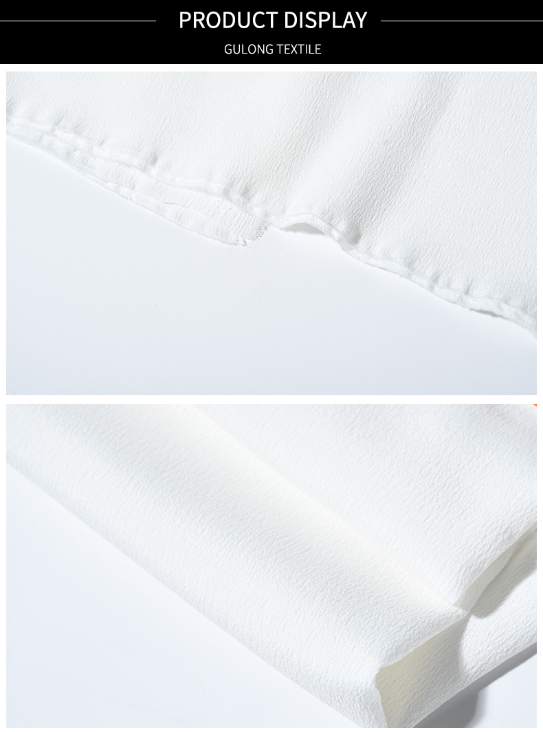 Semi-recycled glossy radial fabric