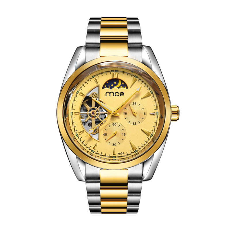 top selling products 2017 waterproof skeleton mechanical watch