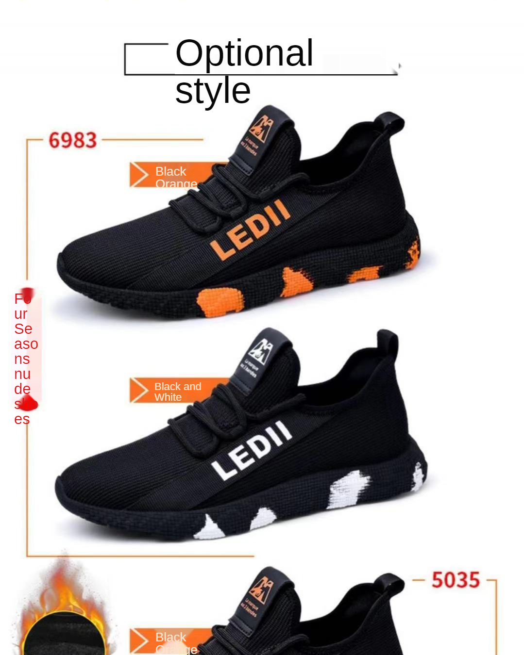 Men's Shoes 2021 New Spring/ Summer /Trend Shoes Sports Breathable Running Work Shoes