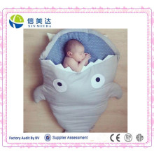 Shark en forma de algodón bebé saco de dormir