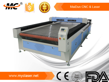 MC1630 Auto feeding fabric laser machine textiles leather baby dress cutting