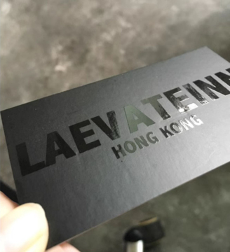 UV coating cards design