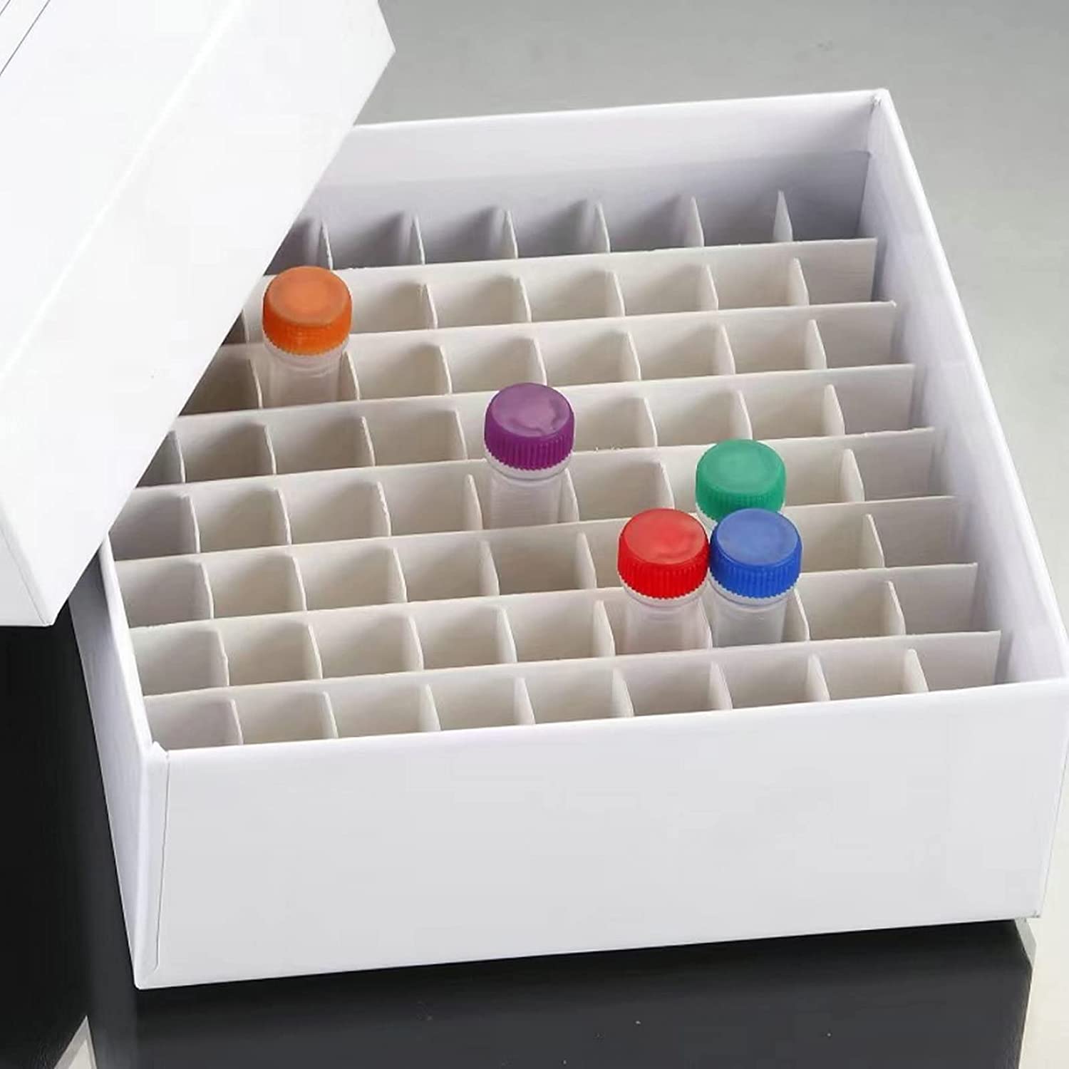 plastic cryovial tube box