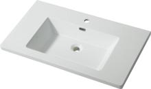 The White Single Resin Basin