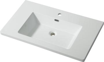 The White Single Resin Basin