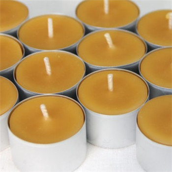 Cera de abelha tealight velas velas de natureza pura de 100%