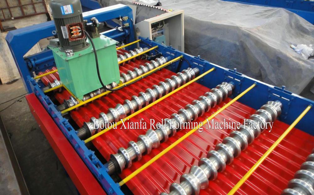 Color Steel Thin Plate Hydraulic Roofing Corrugated Sheet Forming Machine