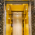 مرآة ذهبية الحفر مصعد الراكب مصعد MRL