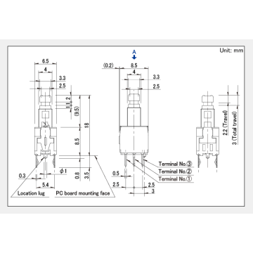 Spph4 series push switch