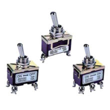 Large size toggle switch, 125/150V AC, 15/20A rating