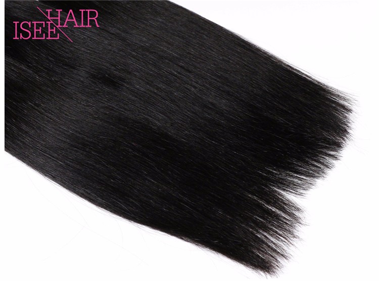 Raw Unprocessed Virgin Indian Hair Straight Human Hair Weave