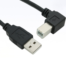 USB AM to BM Right Angled Printer Cable