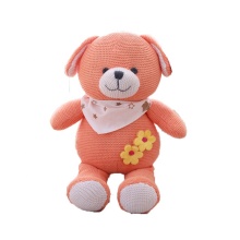 Knitted doll Crochet Amigurumi Bear Cotton Handmade Toys