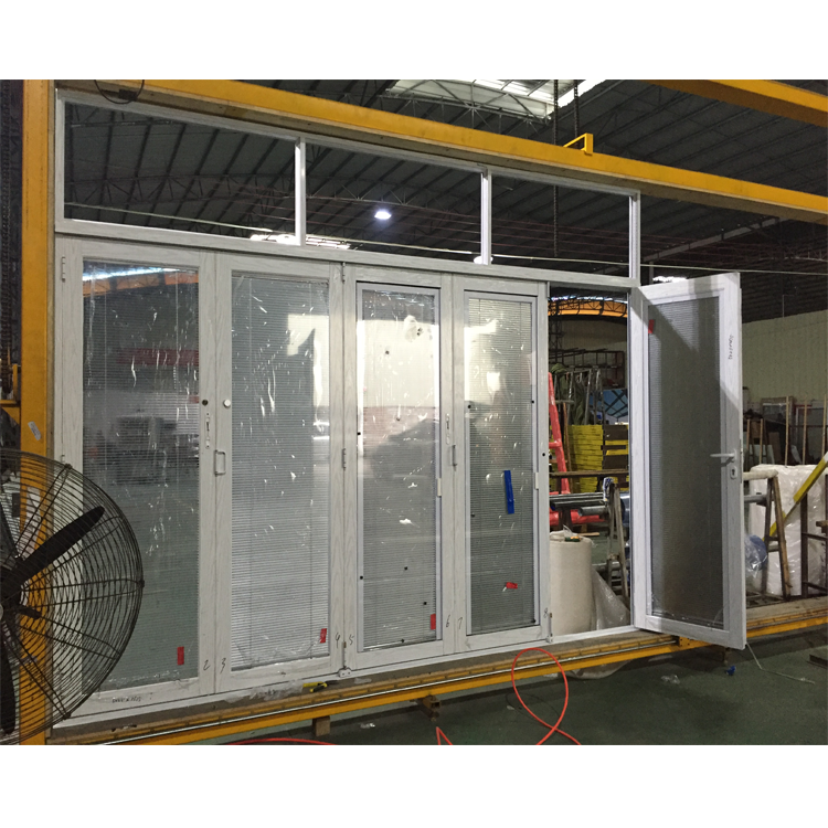 China supplier accordion partition door exterior aluminium bi-fold door aluminium door price