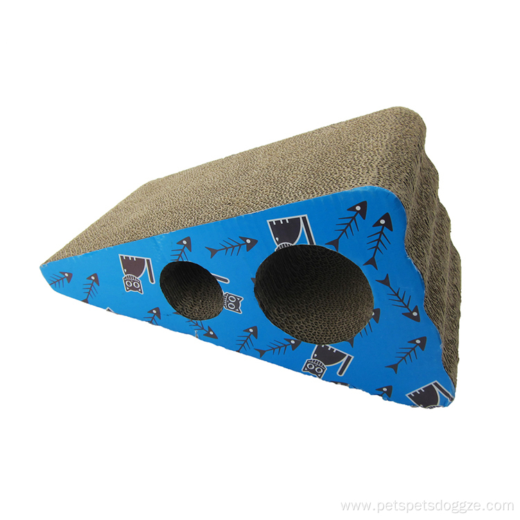 Custom durable pet cat corrugated cardboard toy