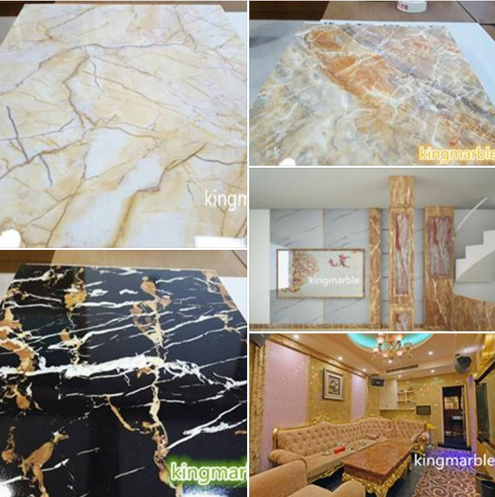 Marble Color PVC Wall Panels and UV Wall Board