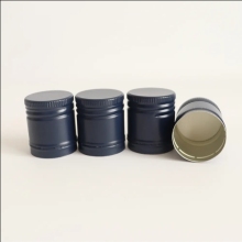 25.3x50mm screw glass bottle aluminum cap
