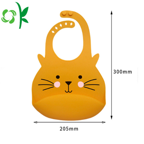 Waterproof Silicone Baby Clothes Cute Toddlers Bibs
