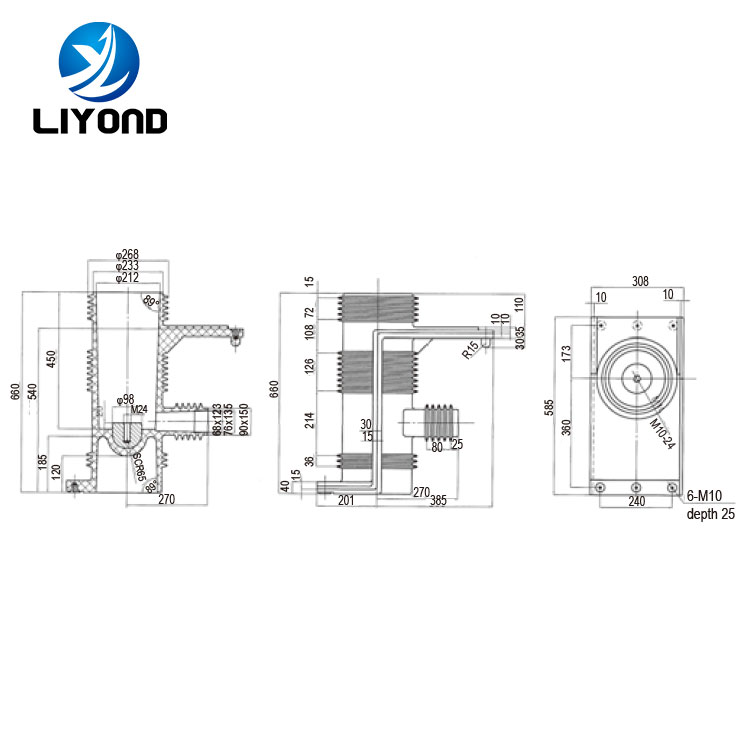 Factory outlets sale 35kV 40.5kV high safety electrical equipment switchgear contact box for KYN61 switch cabinet