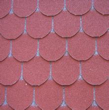 Colorful Fish Scale Asphalt Shingle of Fashion Style