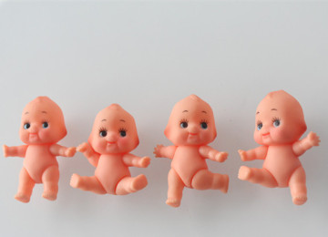 5cm Cute Kewpie Figure Toy Baby Doll DIY Cos Wedding Home Decoration Crafts Gift 2pcs/lot