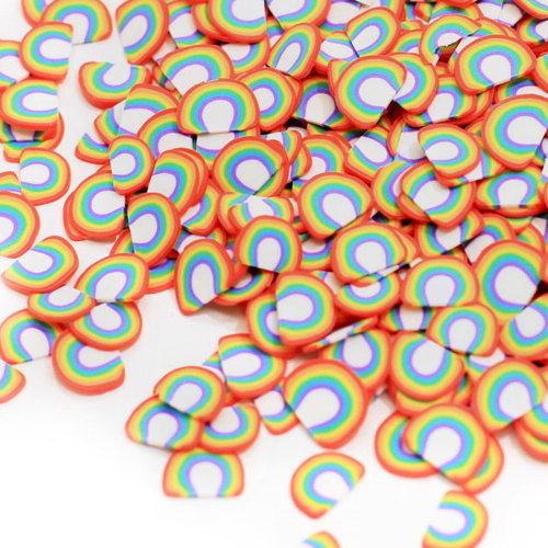 Hotsale 6MM Polymer Clay Cloud Slices Schleim Charms Zubehör Additive Zubehör Streusel für flauschiges klares Schleimspielzeug