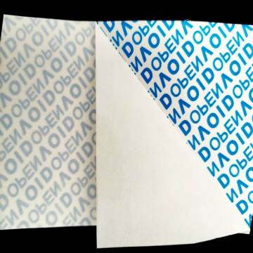 Coated Paper Chrome Paper VOID Label Material