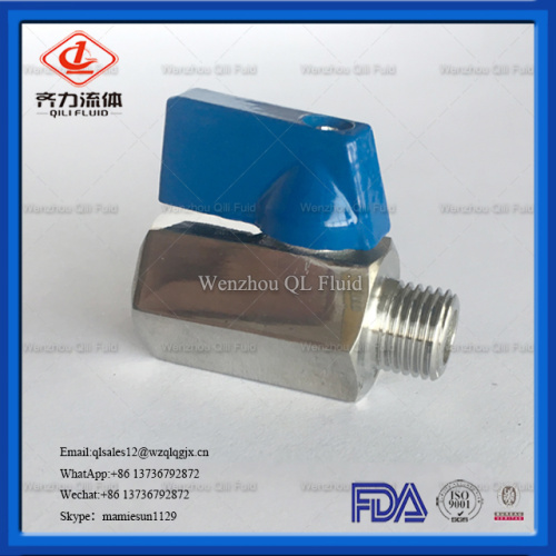 Stainless Steel Mini Ball Valve with Reduced-Bore