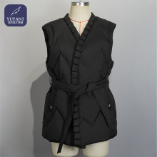 Yufan Custom Women's Down Vest Coat Jacket for Winter Fashion