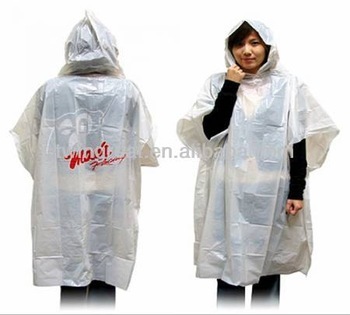 hooded rain cape poncho