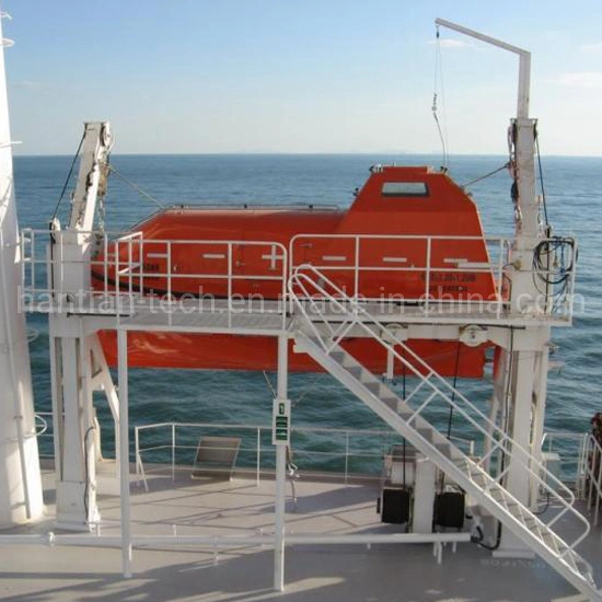 المعدات البحرية Solas Gravity Luffing Arm Homeboat Davit لإطلاقها
