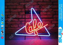 Colorful Glass Window Led Neon Signs For Advertisement , 110v - 240v Ac