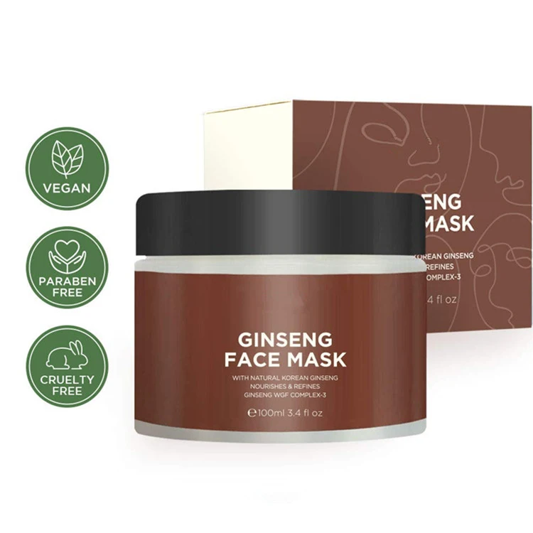 Private Custom Korean Red Ginseng Anti-Aging Anti Wrinkle Face Mask