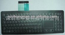 Digital control in the membrane keyboard panel membrane switch