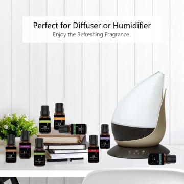 Ensemble d&#39;huiles essentielles biologiques essentielles pour diffuseur d&#39;arômes