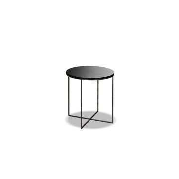 Rotondo sidetable in colore nero