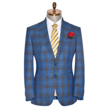 Factory Directly Provide high quality tailored suit 100% wool slim fit man suit