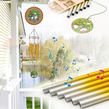 Tree of Life Metal Wind Chimes for Garden and Patio