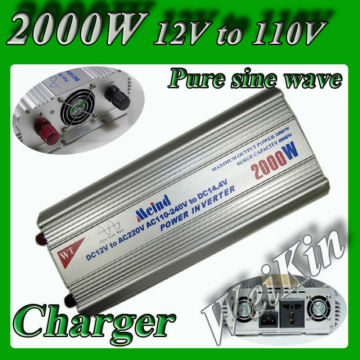 Power inverter 2000w 12V 110V true Sine Wave