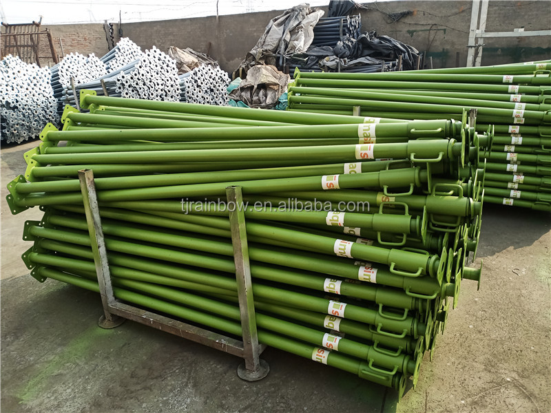 Construction material galvanized & painted adjustable scaffolding steel prop