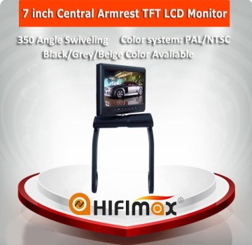 Hifimax 7 ''central armrest TFT LCD Monitor (DVD built-in optional)