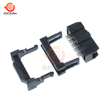 10Pcs 2.54mm Pitch 2x5 Pin 10 Pin 10pins IDC Female Pin Header Socket Connector FC-10