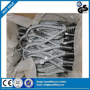 Wire Rope Loop Lifting Loop Lifting Threaded