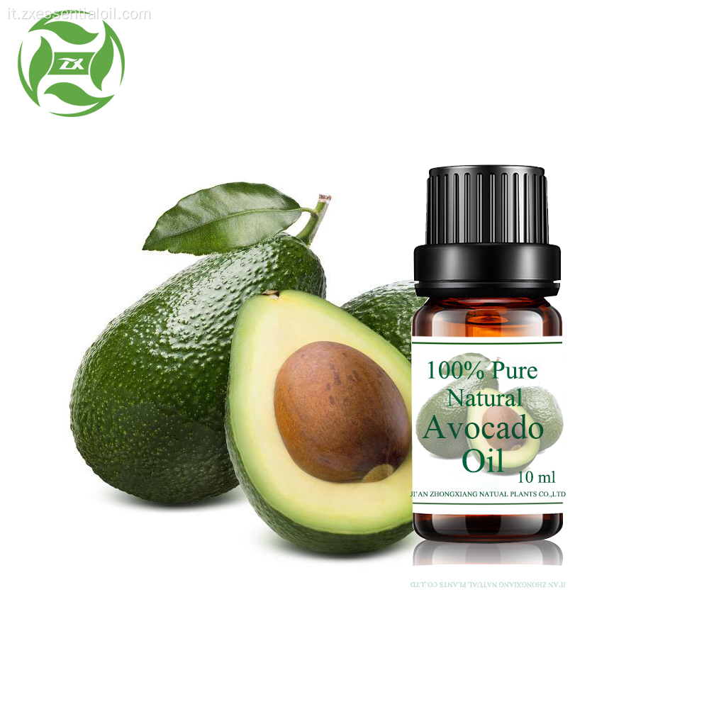 Massa di olio di avocado puro e naturale