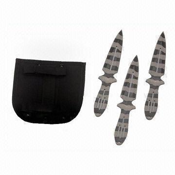 Throwing Knives, made of 2Cr 13 stainless steel, packaged by nylon bag, throwing knives