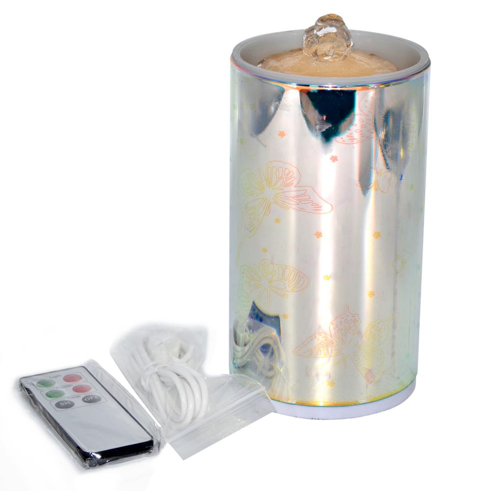 Butterfly Rechargeable Led Water Fountain Candles For Decor