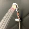 Cabezal de ducha con filtro de mano led upc con mejores ventas con temperatura controlada para el baño